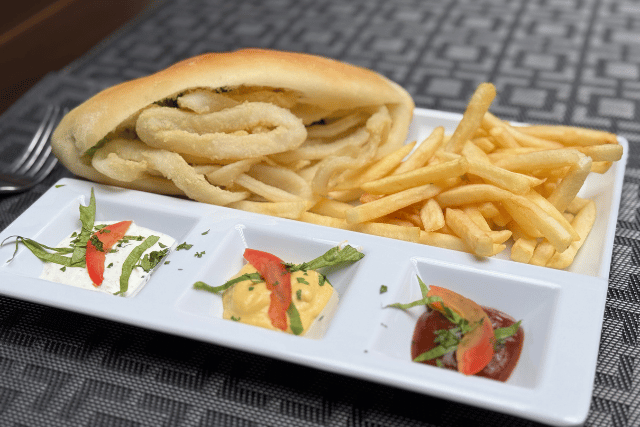 Sandwich calamars