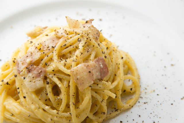 Tagliatelles Carbonara